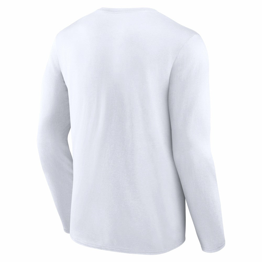 White Cincinnati Reds Team Lockup Long Sleeve T-Shirt