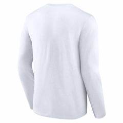 White Cincinnati Reds Team Lockup Long Sleeve T-Shirt