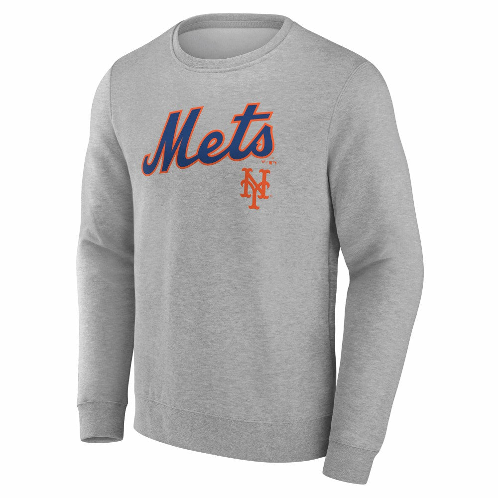 Gray New York Mets Team Lockup Sweatshirt