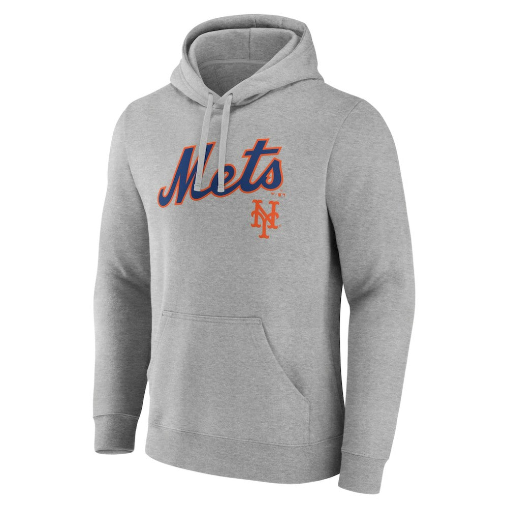 Gray New York Mets Team Lockup Hoodie