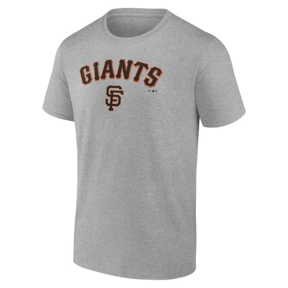 Heather Gray San Francisco Giants Team Lockup T-Shirt