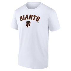 White San Francisco Giants Team Lockup T-Shirt