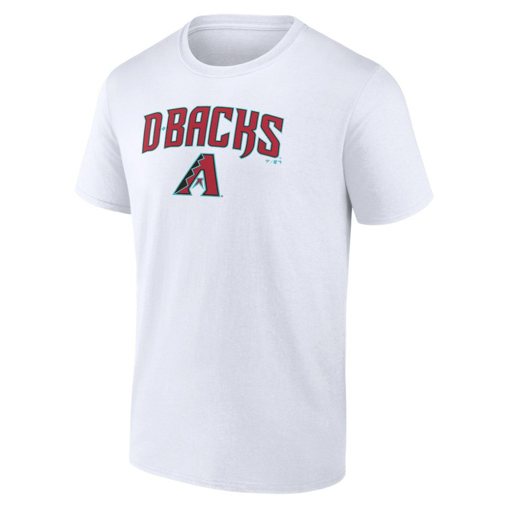 White Arizona Diamondbacks Team Lockup T-Shirt