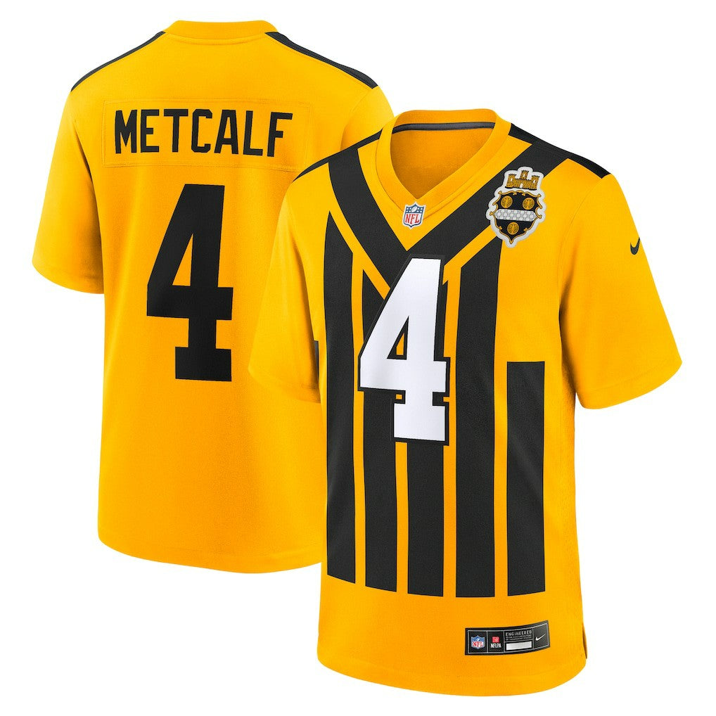 DK Metcalf  Alternate 1933 Throwback Game Jersey - Pittsburgh Steelers Jerseys