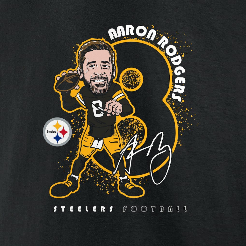 Aaron Rodgers  Steel City T-Shirt - Pittsburgh Steelers T-shirts