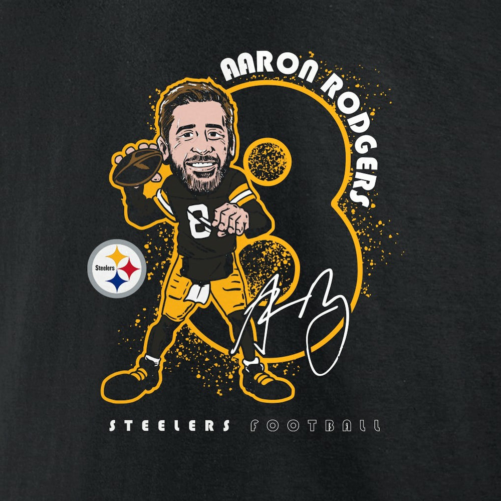 Aaron Rodgers  Steel City T-Shirt - Pittsburgh Steelers T-shirts