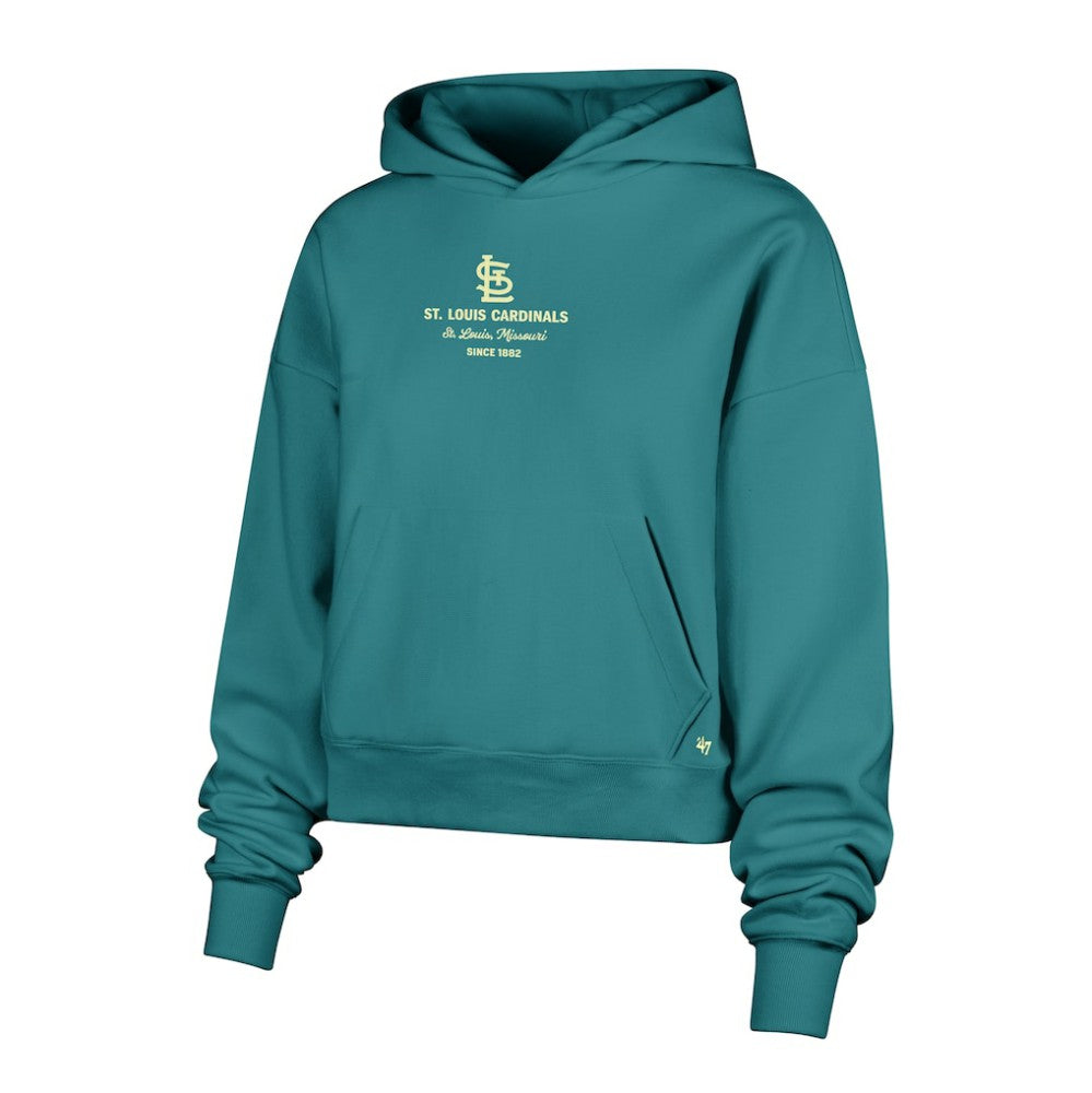 Teal St. Louis Cardinals '47 Women's Contemporary Basics Anderson Foundation Hoodie