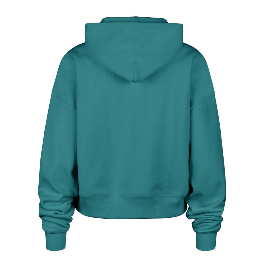 Teal New York Yankees '47 Women's Contemporary Basics Anderson Foundation Hoodie
