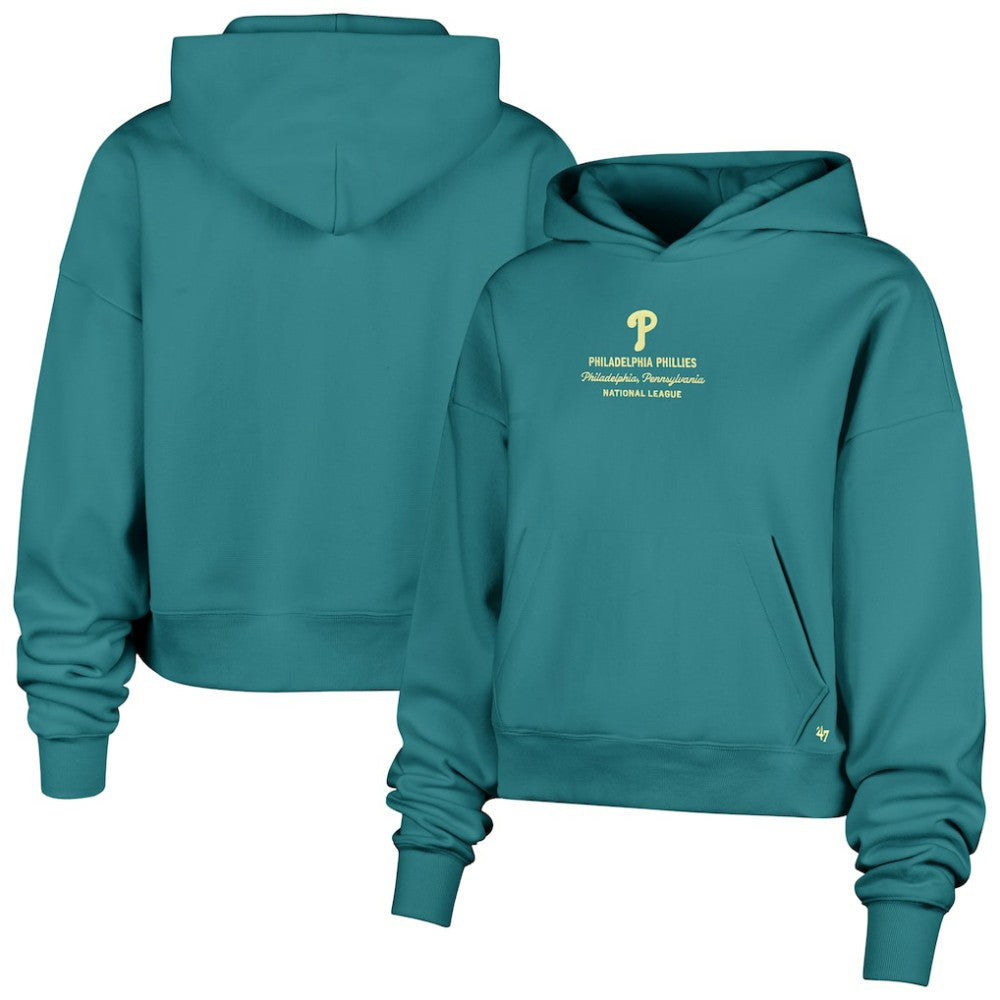 Teal Philadelphia Phillies '47 Women's Contemporary Basics Anderson Foundation Hoodie