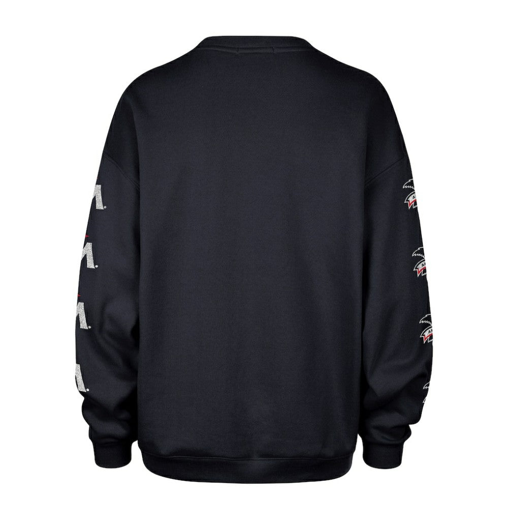Navy Minnesota Twins '47 Women's Trendy Team Go Big Oversized Sweatshirt