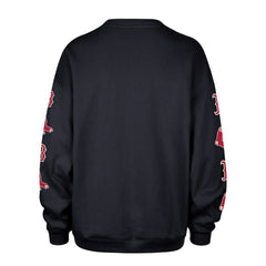 Black Boston Red Sox '47 Women's Trendy Team Go Big Oversized Sweatshirt