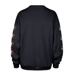 Navy Houston Astros '47 Women's Trendy Team Go Big Oversized Sweatshirt