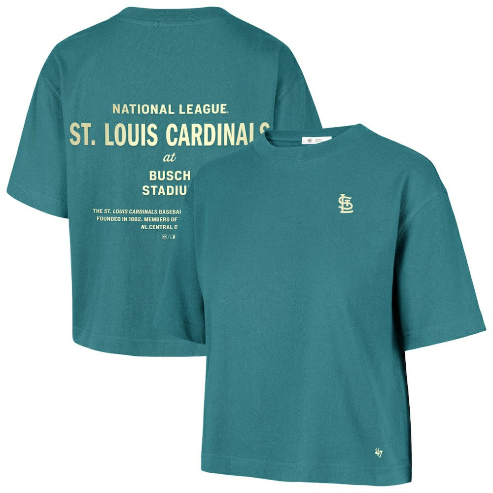 Teal St. Louis Cardinals '47 Women's Contemporary Basics Leon City T-Shirt