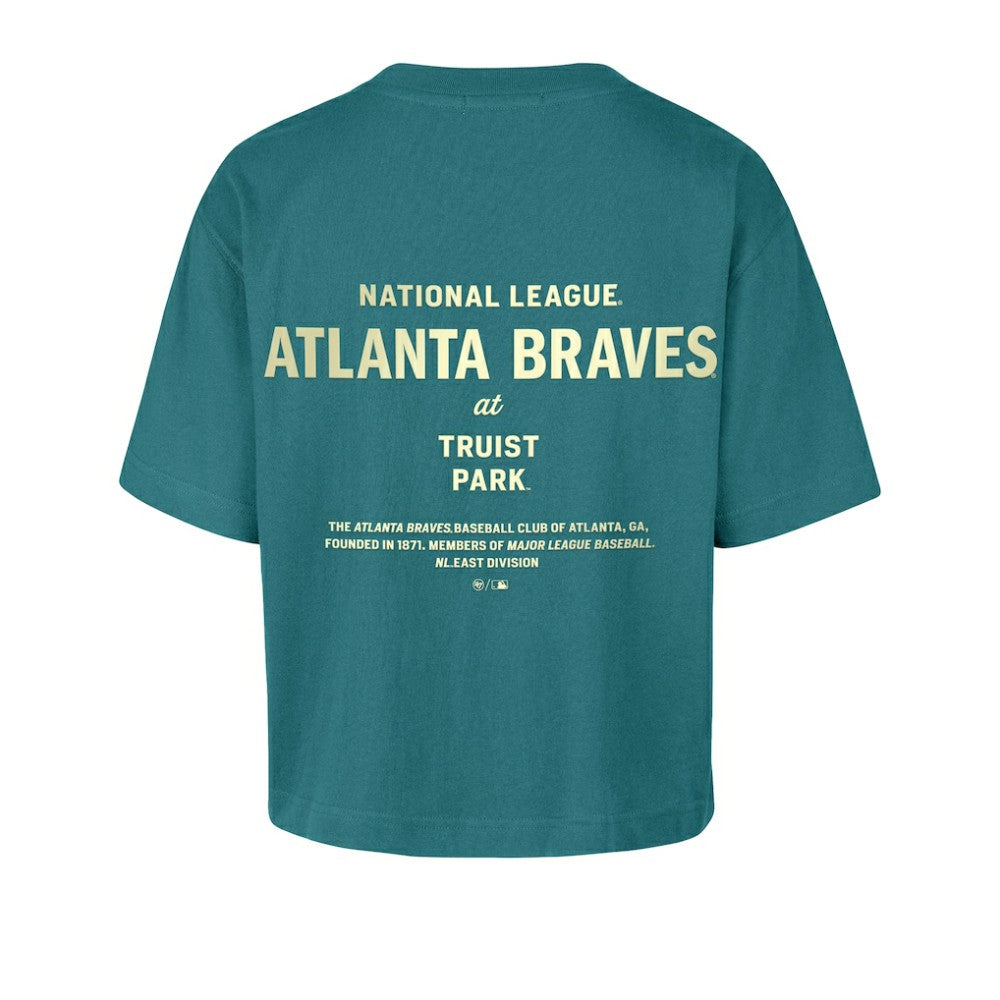 Teal Atlanta Braves '47 Women's Contemporary Basics Leon City T-Shirt