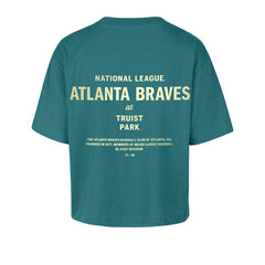 Teal Atlanta Braves '47 Women's Contemporary Basics Leon City T-Shirt