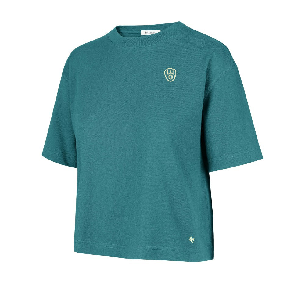 Teal Milwaukee Brewers '47 Women's Contemporary Basics Leon City T-Shirt