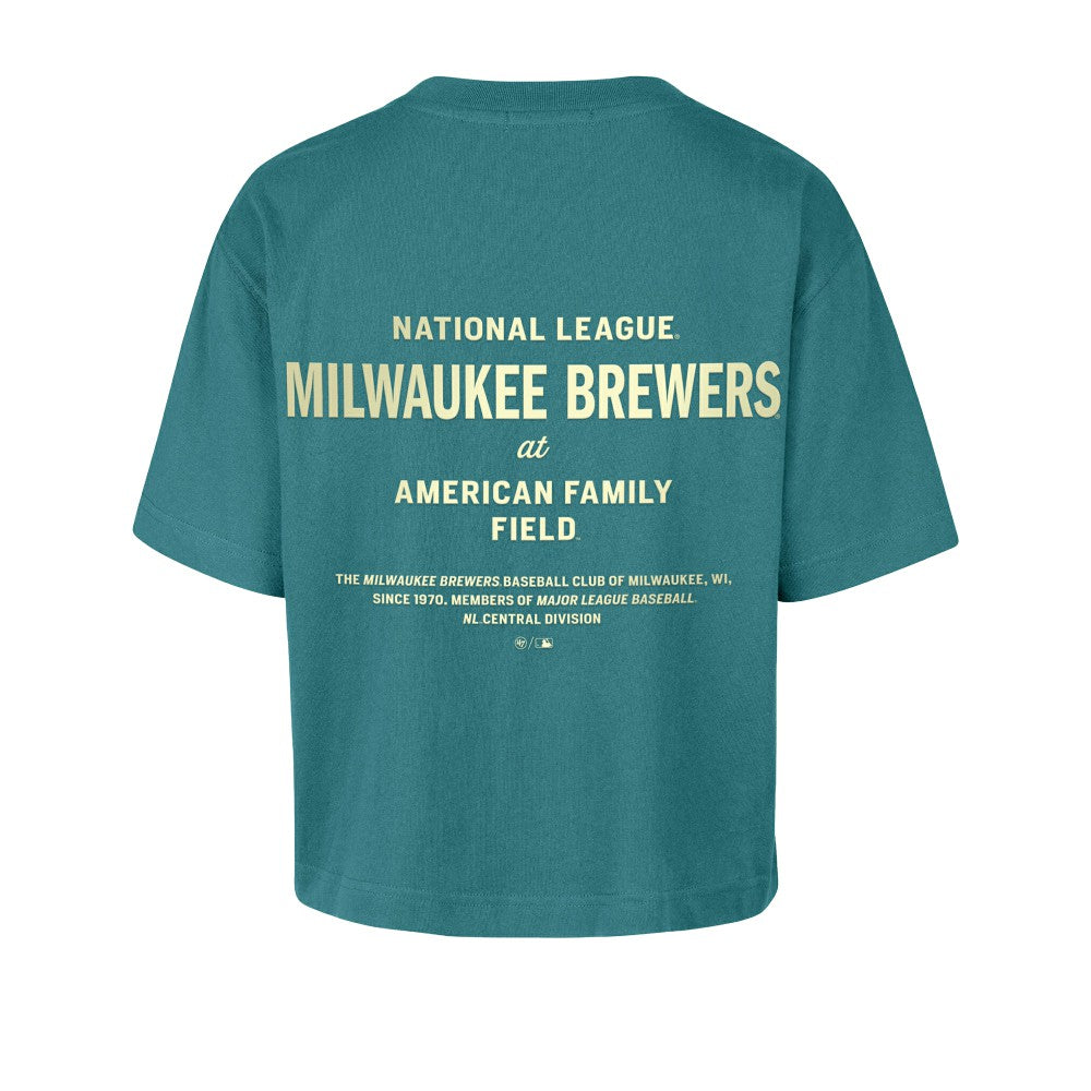 Teal Milwaukee Brewers '47 Women's Contemporary Basics Leon City T-Shirt