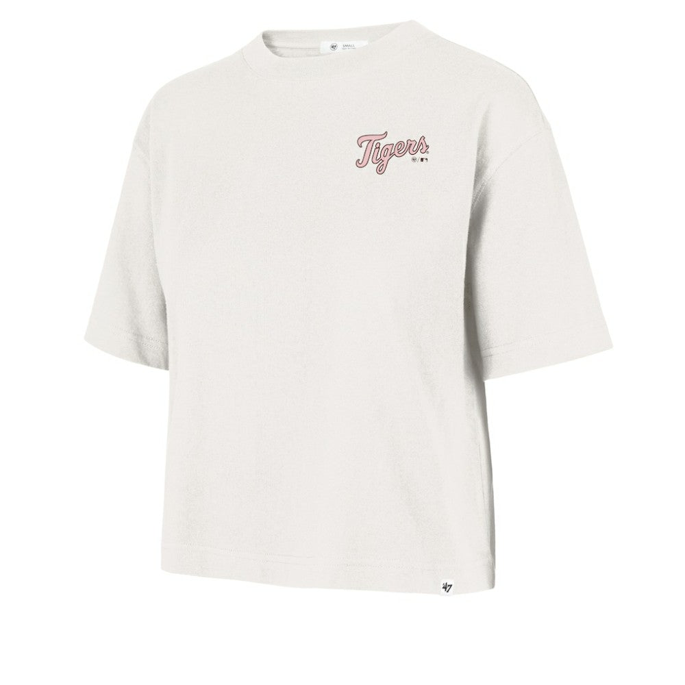 Cream Detroit Tigers '47 Women's Love Letter Reed City T-Shirt