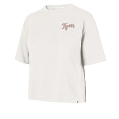 Cream Detroit Tigers '47 Women's Love Letter Reed City T-Shirt