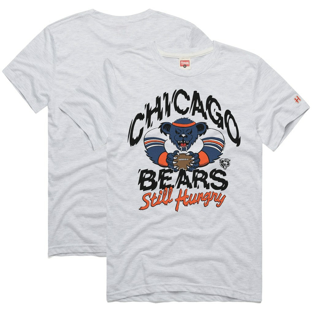 Homage NFL x Grateful Dead Tri-Blend T-Shirt - Chicago Bears T-shirts