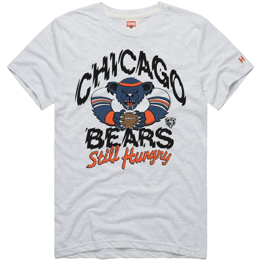 Homage NFL x Grateful Dead Tri-Blend T-Shirt - Chicago Bears T-shirts