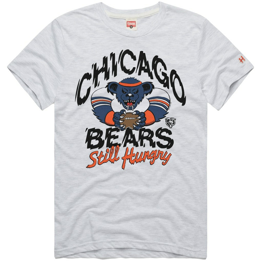Homage NFL x Grateful Dead Tri-Blend T-Shirt - Chicago Bears T-shirts