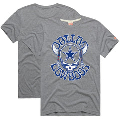 Homage NFL x Grateful Dead Tri-Blend T-Shirt - Dallas Cowboys T-shirts