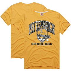 Homage NFL x Grateful Dead Tri-Blend T-Shirt - Pittsburgh Steelers T-shirts