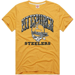 Homage NFL x Grateful Dead Tri-Blend T-Shirt - Pittsburgh Steelers T-shirts