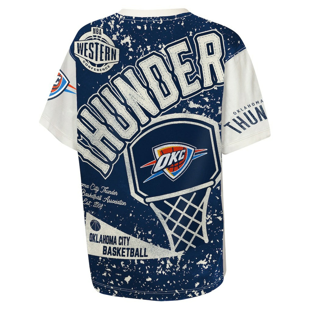 Oklahoma City Thunder Outerstuff Youth Top Player All-Over-Print T-Shirt