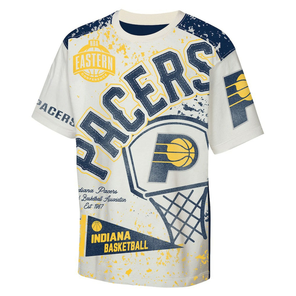 Indiana Pacers Outerstuff Youth Top Player All-Over-Print T-Shirt