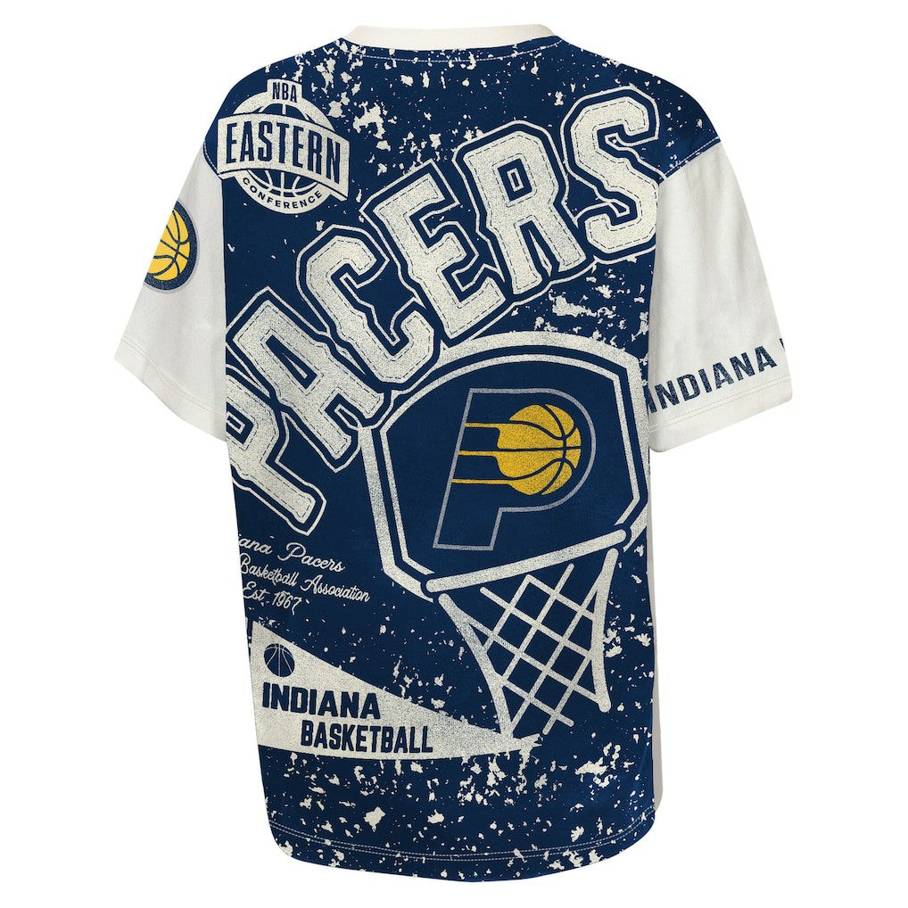 Indiana Pacers Outerstuff Youth Top Player All-Over-Print T-Shirt