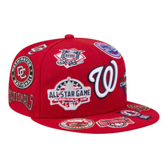 Red Washington Nationals New Era All Over 59FIFTY Fitted Hat
