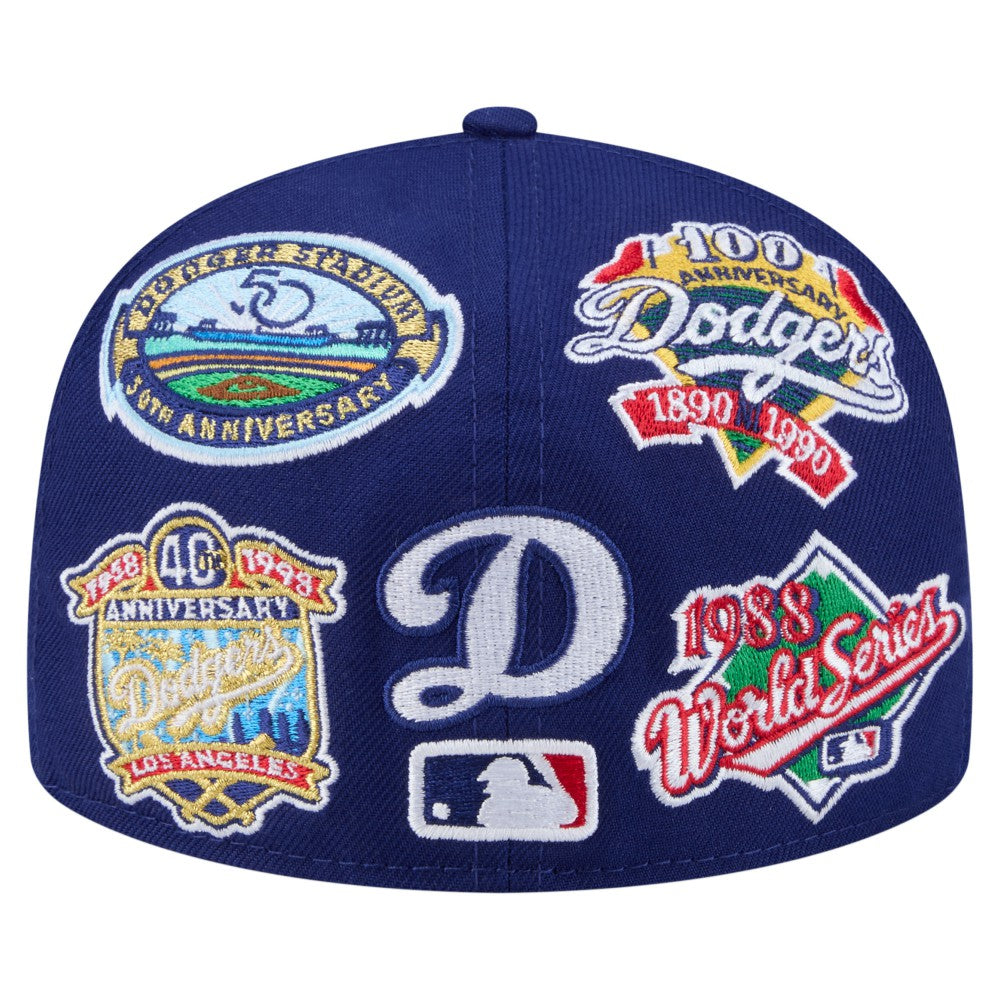 Royal Los Angeles Dodgers New Era All Over 59FIFTY Fitted Hat