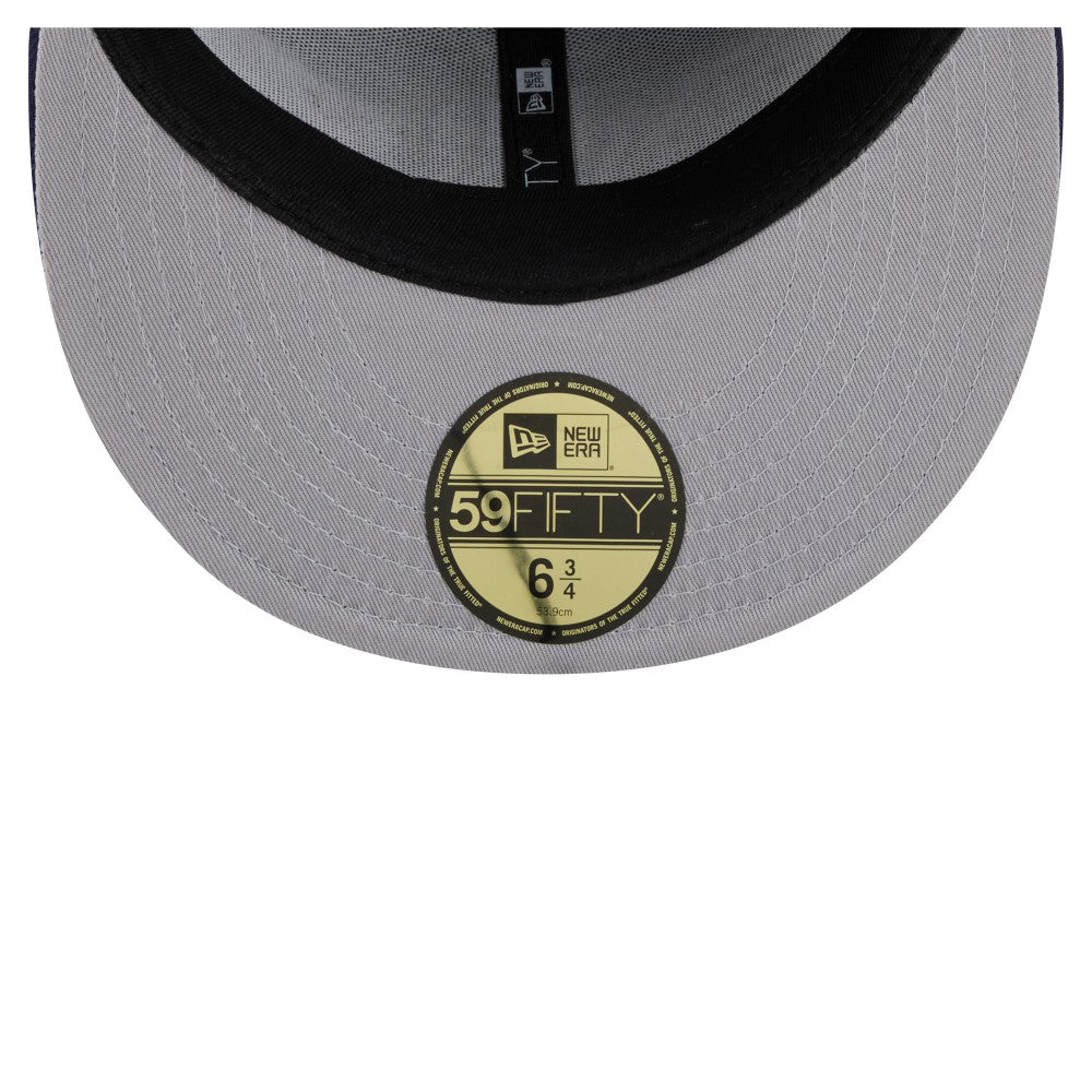 Navy Milwaukee Brewers New Era All Over 59FIFTY Fitted Hat