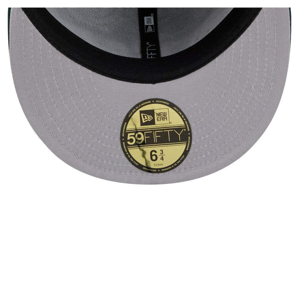 Green Athletics New Era All Over 59FIFTY Fitted Hat