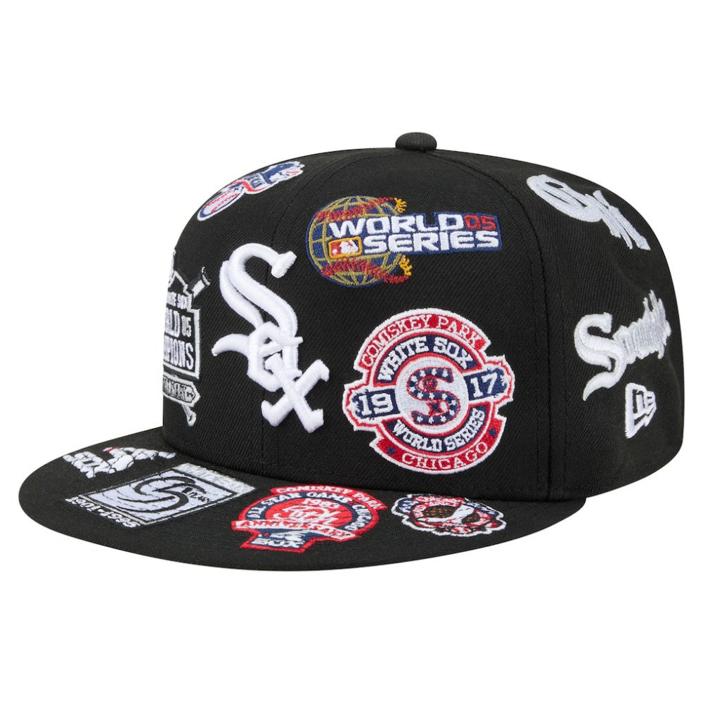 Black Chicago White Sox New Era All Over 59FIFTY Fitted Hat