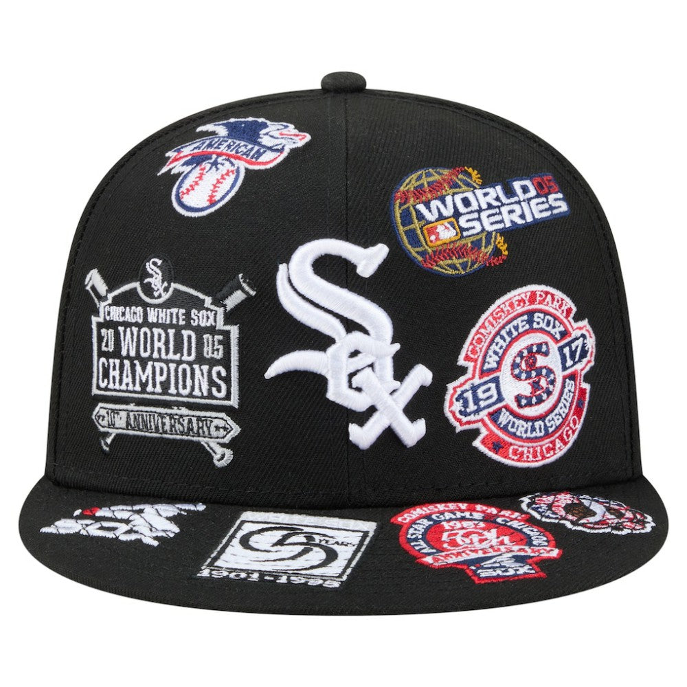 Black Chicago White Sox New Era All Over 59FIFTY Fitted Hat