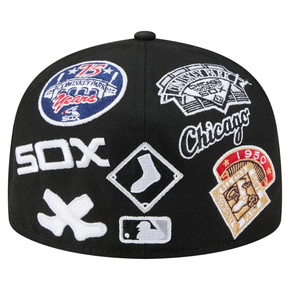 Black Chicago White Sox New Era All Over 59FIFTY Fitted Hat