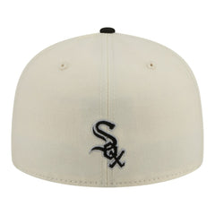 Cream Chicago White Sox New Era Two-Tone Stitch 59FIFTY Fitted Hat