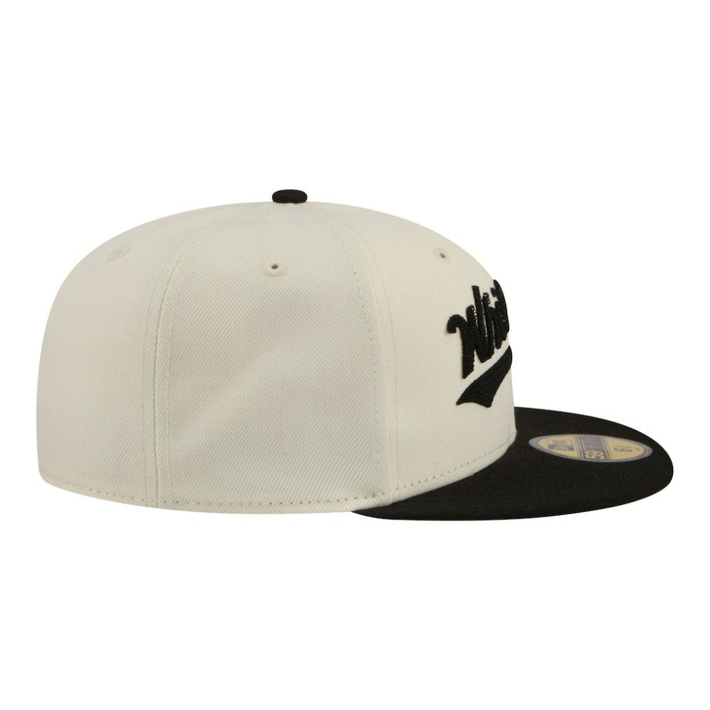 Cream Chicago White Sox New Era Two-Tone Stitch 59FIFTY Fitted Hat
