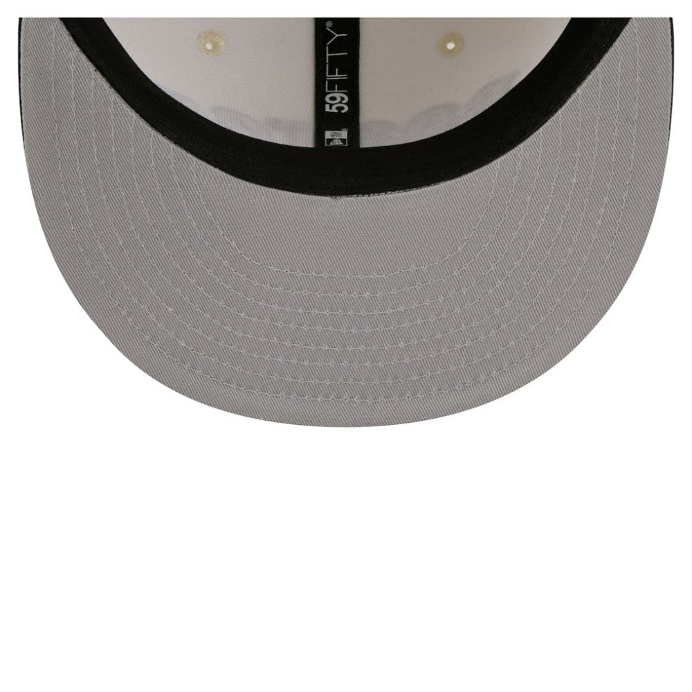 Cream Boston Red Sox New Era Two-Tone Stitch 59FIFTY Fitted Hat