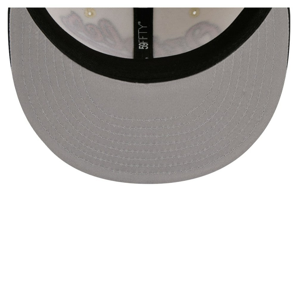 Cream Baltimore Orioles New Era Two-Tone Stitch 59FIFTY Fitted Hat