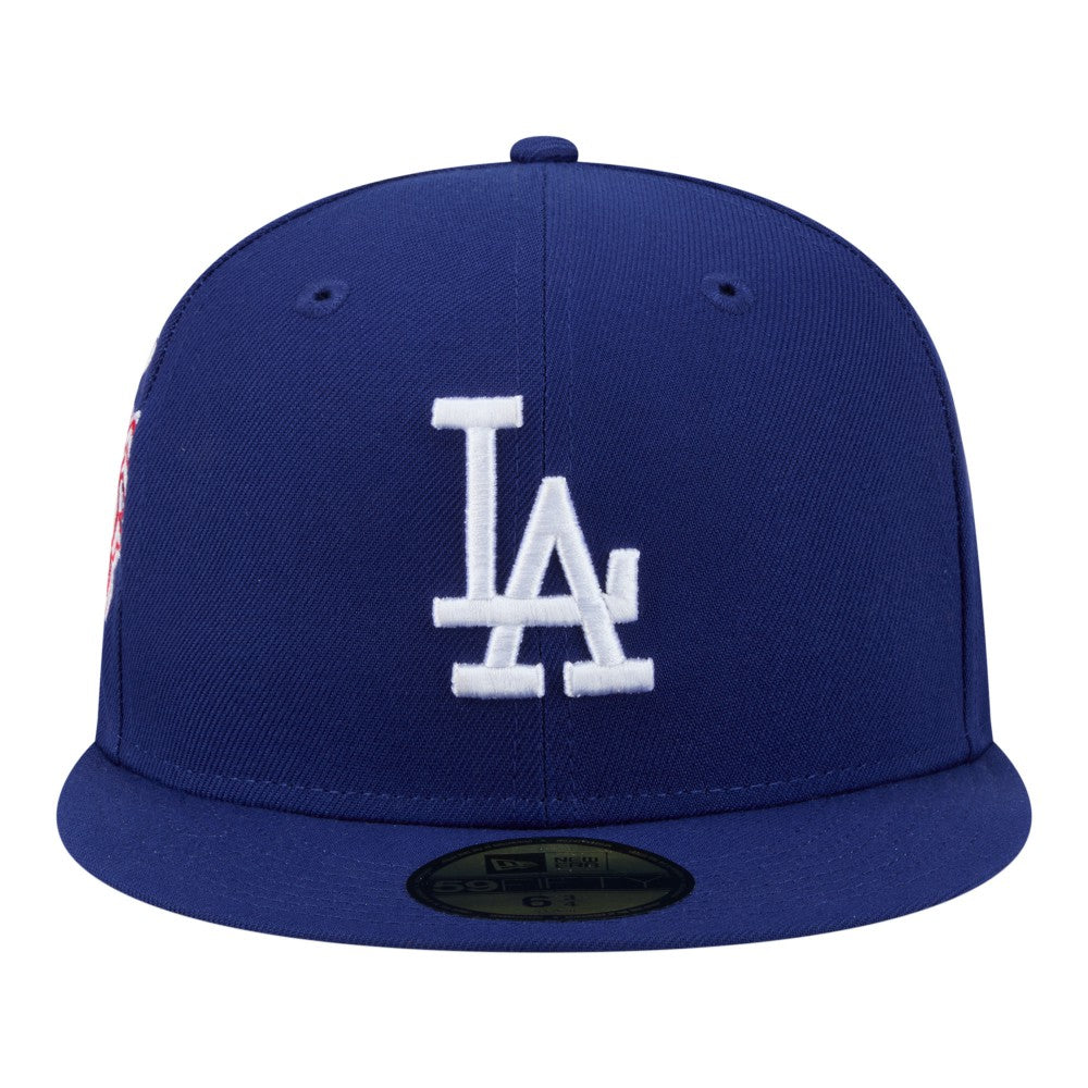 Royal Los Angeles Dodgers New Era Hidden Hit 59FIFTY Fitted Hat