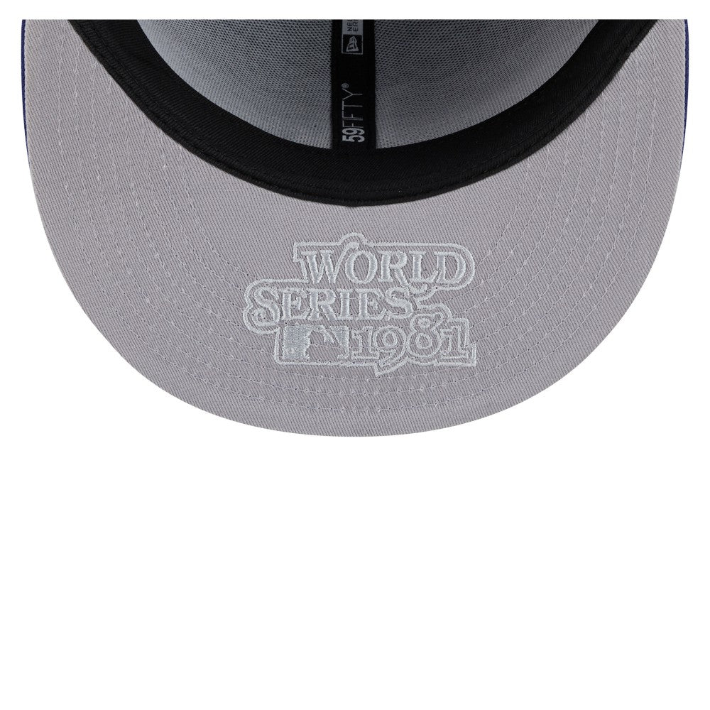 Royal Los Angeles Dodgers New Era Hidden Hit 59FIFTY Fitted Hat