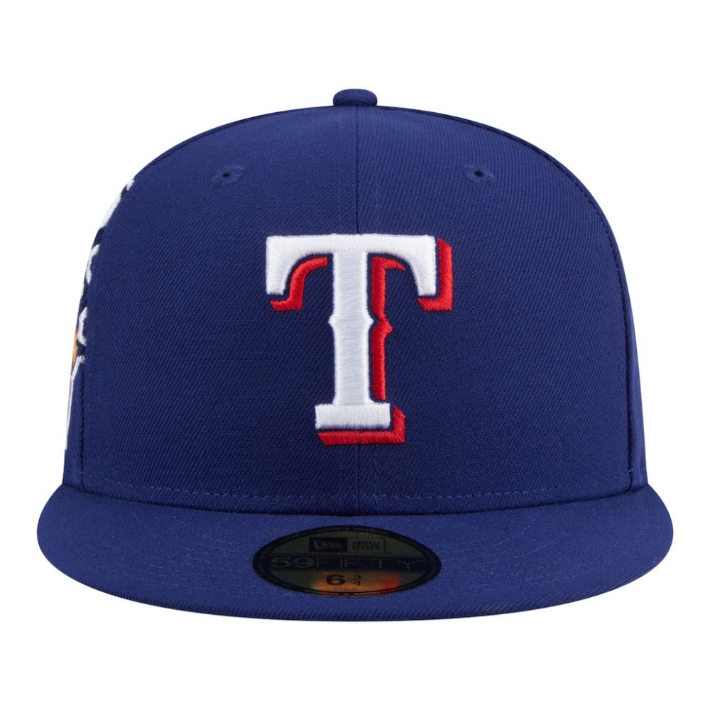 Royal Texas Rangers New Era Hidden Hit 59FIFTY Fitted Hat