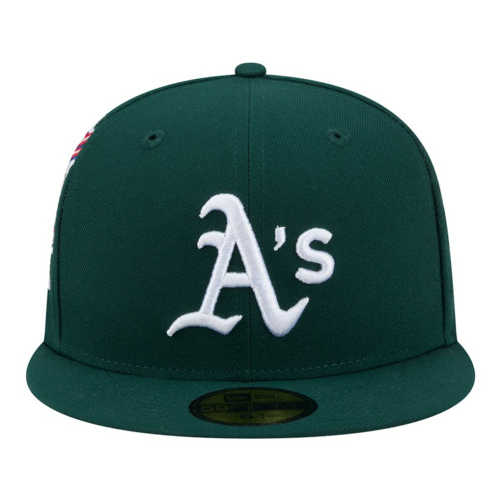 Green Athletics New Era Hidden Hit 59FIFTY Fitted Hat