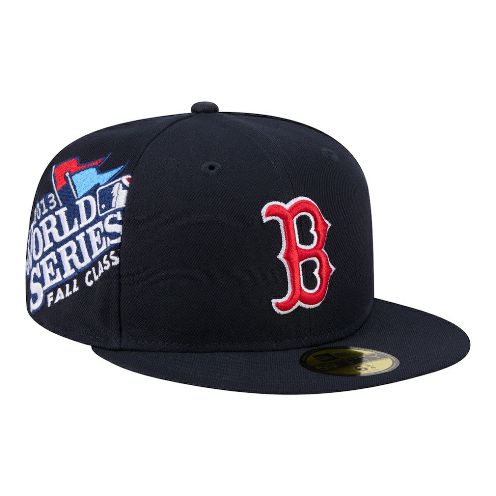Navy Boston Red Sox New Era Hidden Hit 59FIFTY Fitted Hat