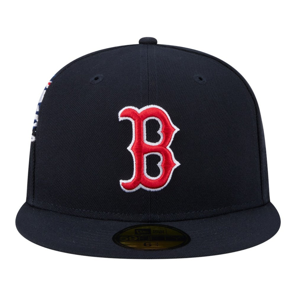 Navy Boston Red Sox New Era Hidden Hit 59FIFTY Fitted Hat