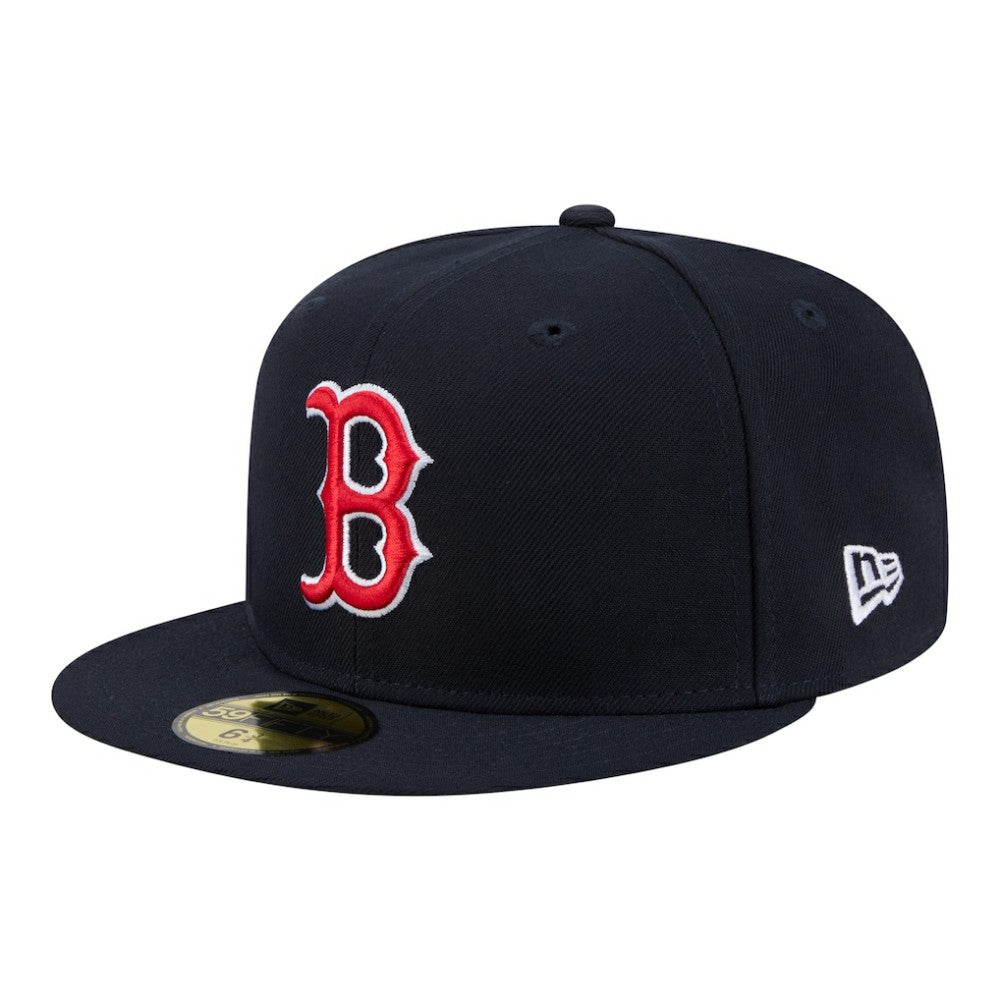 Navy Boston Red Sox New Era Hidden Hit 59FIFTY Fitted Hat